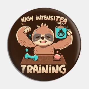 High IntensiTEA Training Sloth Pin