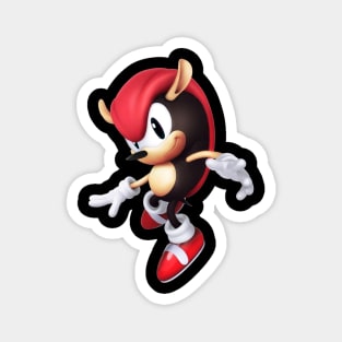 black red sonic Magnet