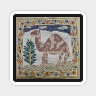 Embroidered Camel Pillow Magnet