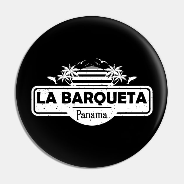 La Barqueta Beach Panama, Palm Trees Sunset Summer La Barqueta Pin