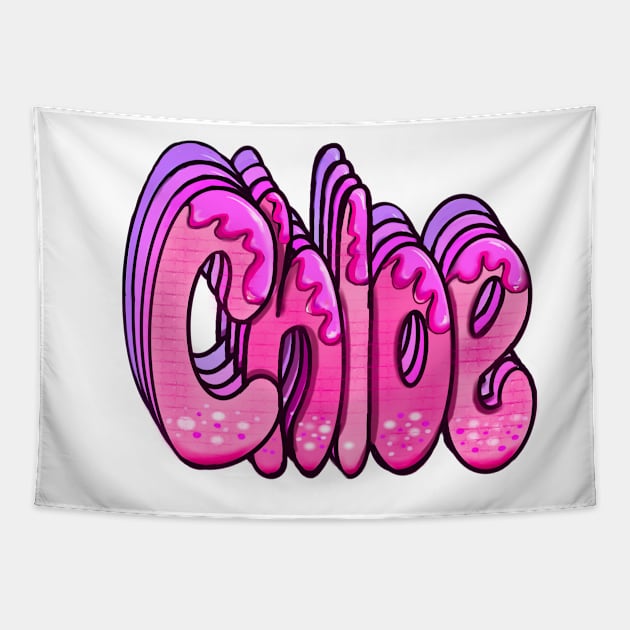 Chloe Name Tapestry by Artonmytee