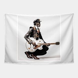 Chuck Berry Duckwalk Tapestry