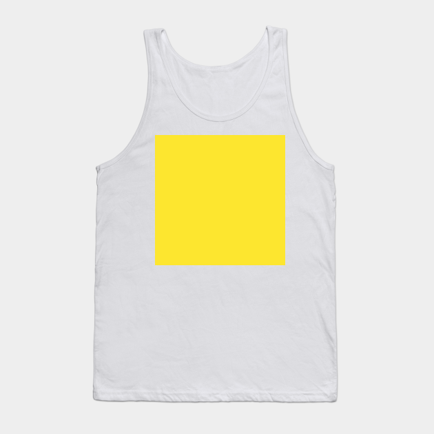 Yellow, Solid Yellow - Yellow - Tank Top | TeePublic AU