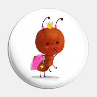 Cute Ant Ballerina Fairy Pin