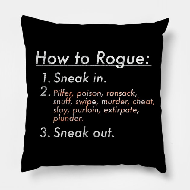 How to Rogue Pillow by KilburKilbur