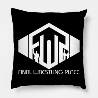 Final Wrestling Place White Pillow