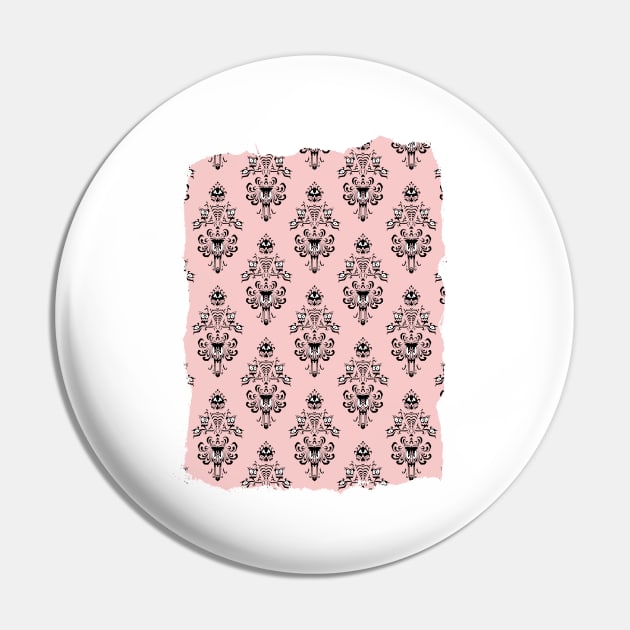 Haunted Mansion Wallpaper Millennial Pink Pin by FandomTrading