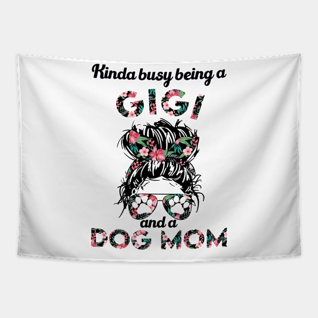 Promoted to gigi and dog mom gift . Perfect present for mother dad friend him or her Tapestry by SerenityByAlex