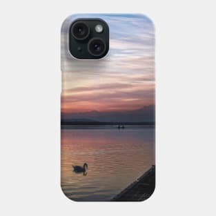 Sunset landscape, lake photography Phone Case