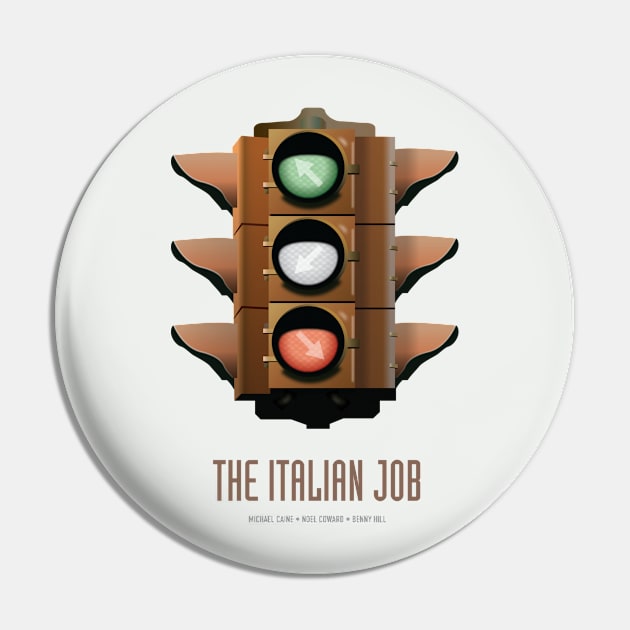 The Italian Job Pin by MoviePosterBoy