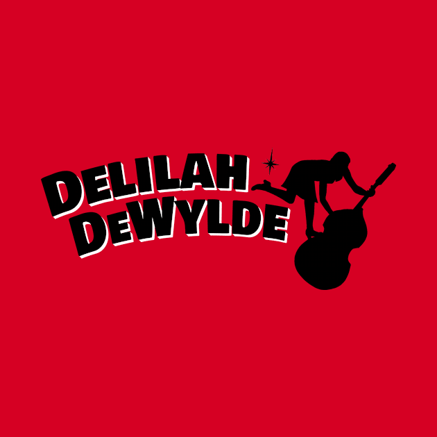 Delilah black Logo with bass by Delilah DeWylde