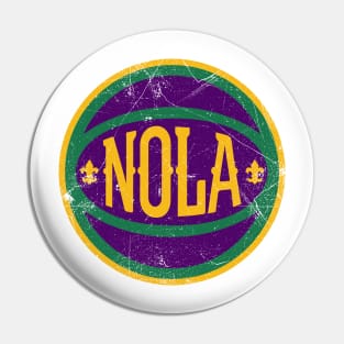 NOLA Retro Ball - White 2 Pin