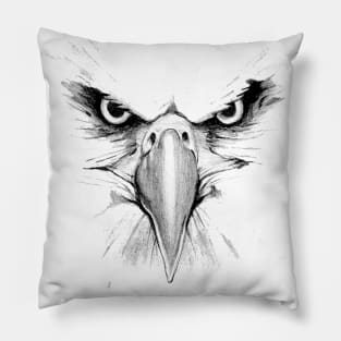 A Very Angry Eagle Pillow