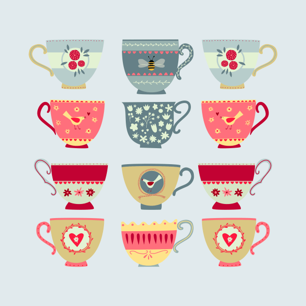 Tea Cups by NicSquirrell