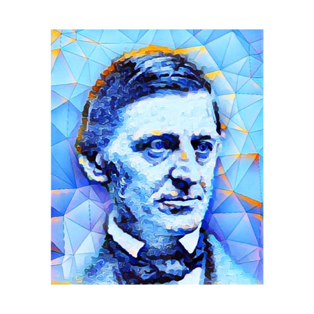 Ralph Waldo Emerson Portrait | Ralph Waldo Emerson Artwork | Ralph Waldo Emerson Painting 10 by JustLit