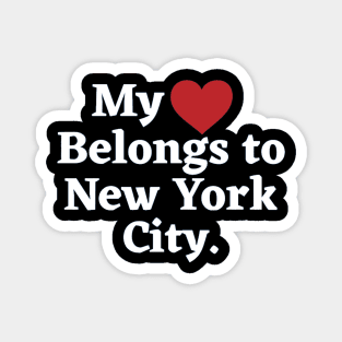 My heart belongs to NYC Magnet