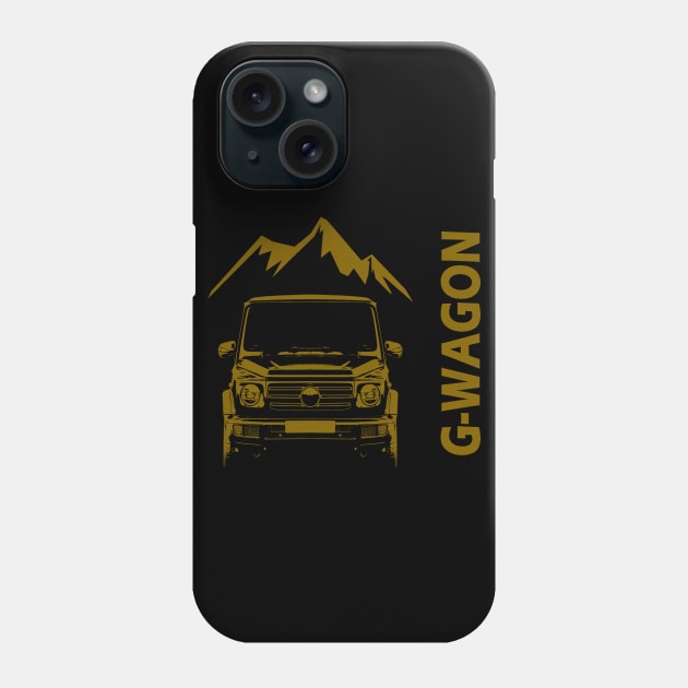 G wagon br463 gold Phone Case by WOS