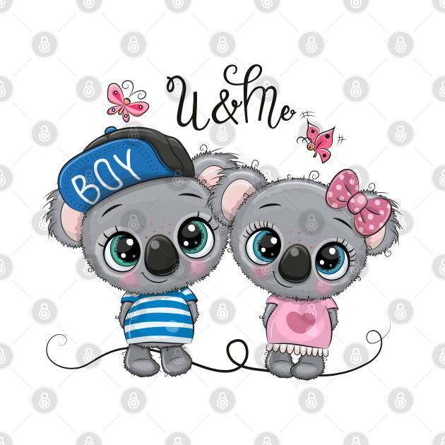 Cute koalas in love by Reginast777