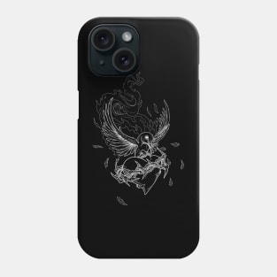 Holy Spirit White Ink Phone Case