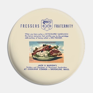 Jack & Marion's Fressers Fraternity Pin