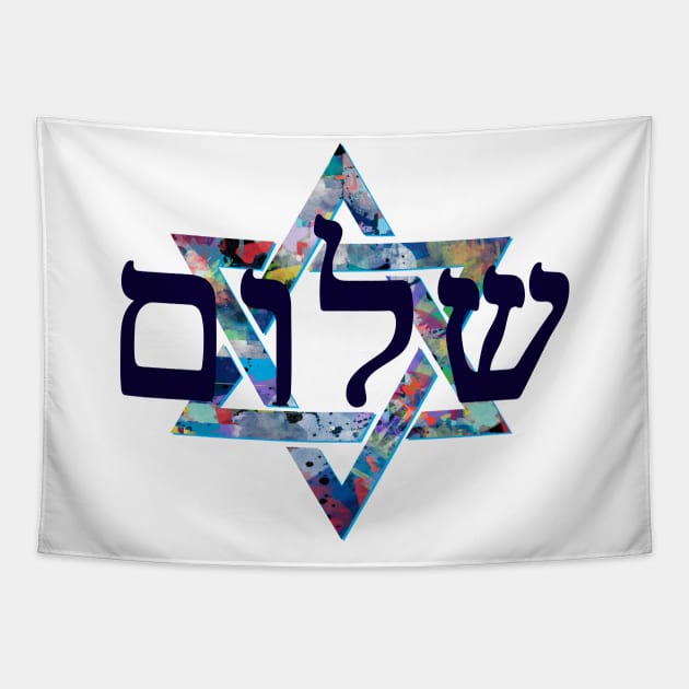 star of david Tapestry by MARK ASHKENAZI