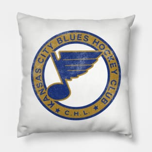 Defunct - Kansas City Blues Hockey Club Pillow