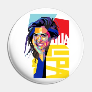 Dua Lipa Singer Dua Lipa Pop Pins and Buttons for Sale | TeePublic