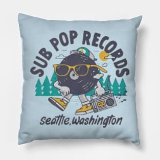 Sub Pop // 1988 Record Label Pillow