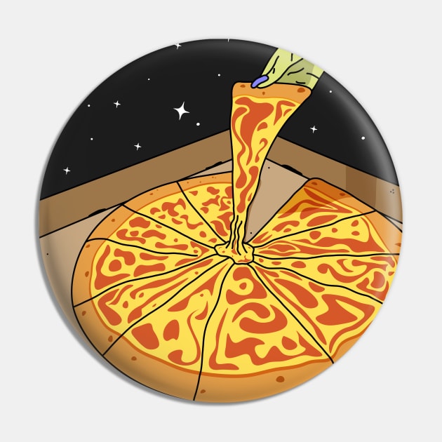 Universe Pizza Delivery Pin by gnomeapple