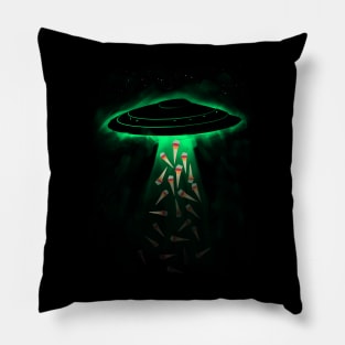 Ice Cream Theft (Aliens Love Gelato) Pillow