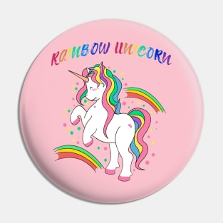 Rainbow Unicorn Lover Pin