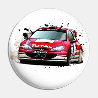 Marcus Gronholm's Peugeot 206 WRC Pin