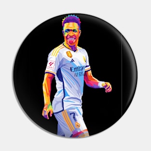 Vinicius Junior Pop Art Pin