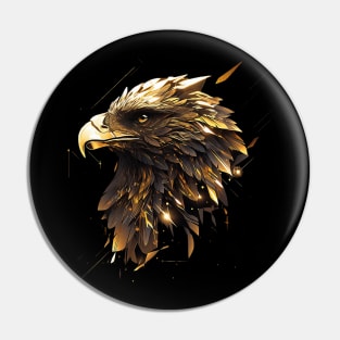 gold eagle Pin