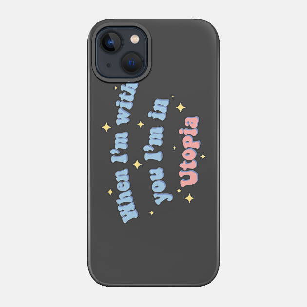 BTS Jungkook when I'm with you I'm in utopia - Jungkook - Phone Case