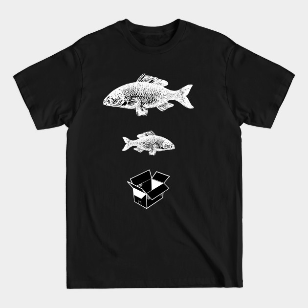 Big Fish, Little Fish, Cardboard Box - Big Fish - T-Shirt sold by Emily ...