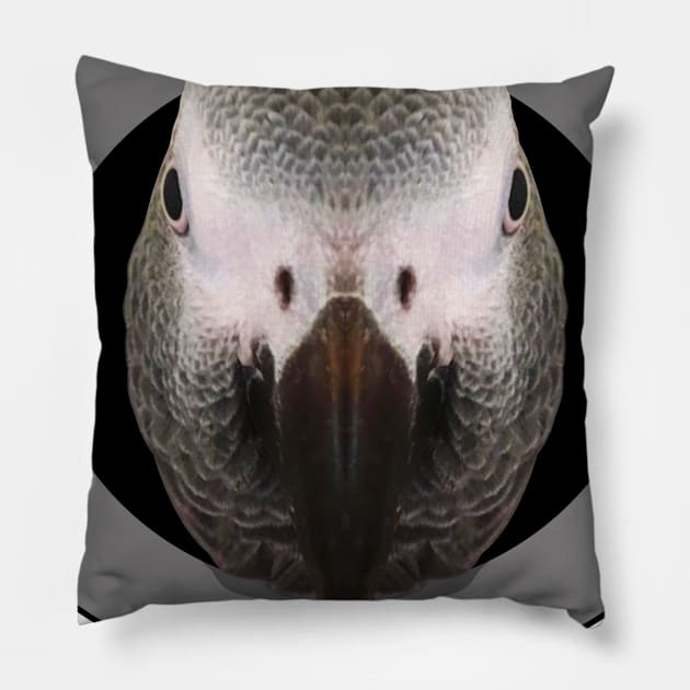 African Grey Parrot Hoodie Pillow by African Grey Parrot Gear