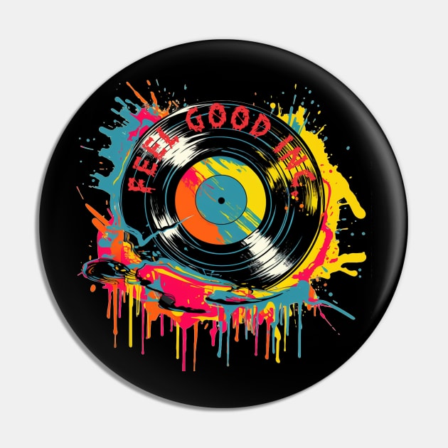 Feel Good Inc Splash Colorful Pin by MORRISWORD