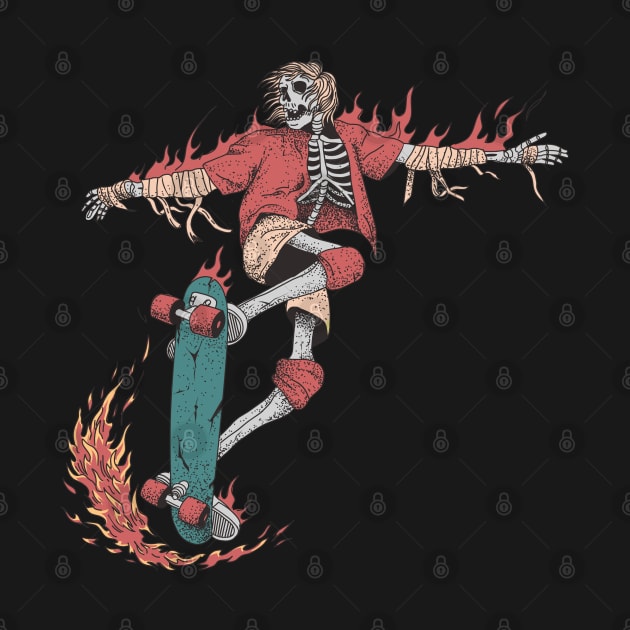 Skater Skull by semburats