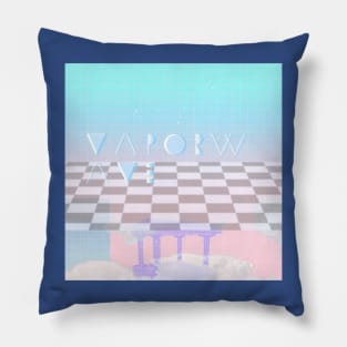 Vaporwave 90s design Pillow