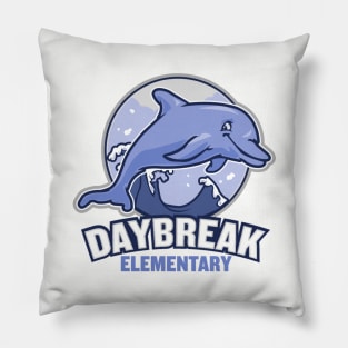 Daybreak Dolphin Elementary School Gear Pillow