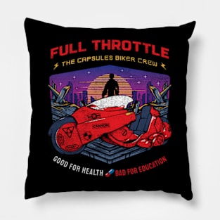 Neo Tokyo Kaneda Bike The Capsules Biker Gang Pillow