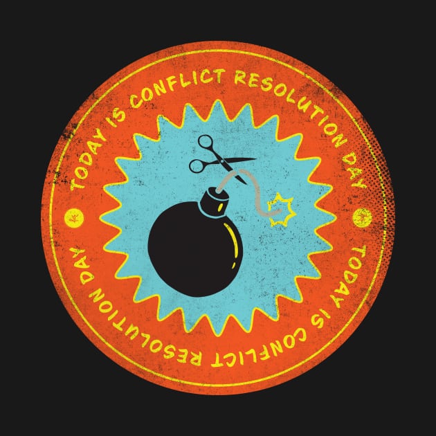 Today is Conflict Resolution Day Badge by lvrdesign