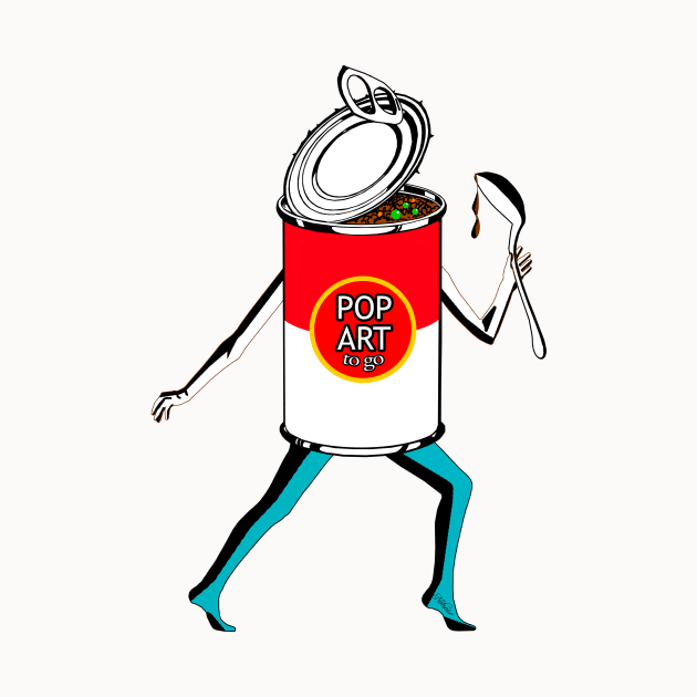 Warhol Pop Art Soup Can by notsniwart