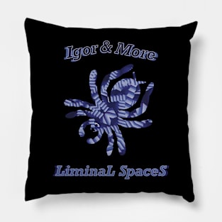 Igor & More Tarantula Liminal Stairs Misty Haze Pillow