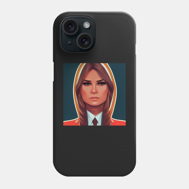 Melania Trump | Comics Style Phone Case by ComicsFactory