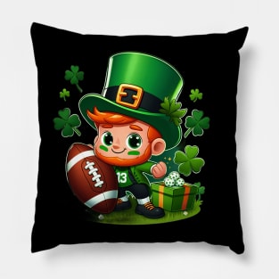 Saint Patrick's Day novelty clothes for Irish men or boys who love Ireland and Irish culture Pillow