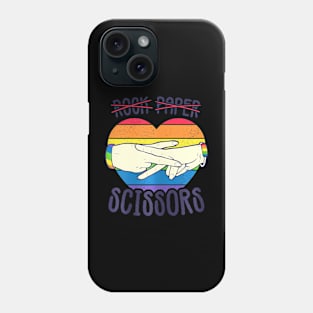 Lesbian Pride Flag Scissors Lesbian Pride Phone Case