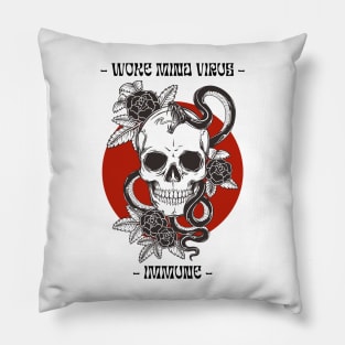 Woke mind Virus Immune Pillow