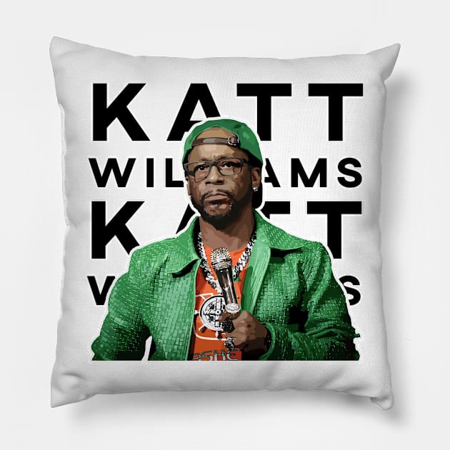 Legend Katt Williams Pillow by clownescape